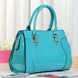 Cute Fashion Crocodile Candy Color Handbag..