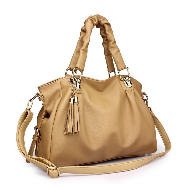 Ol Elegant Khaki Color Tassel Handbag [grhjr416000131]