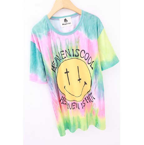 fluorescent tie dye shirts