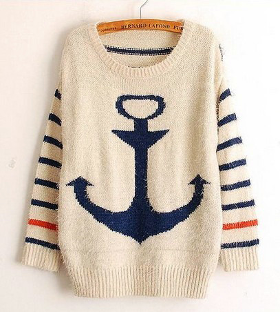 Anchor Mohair Sweet Stripes Sweater [grhjr4180008]